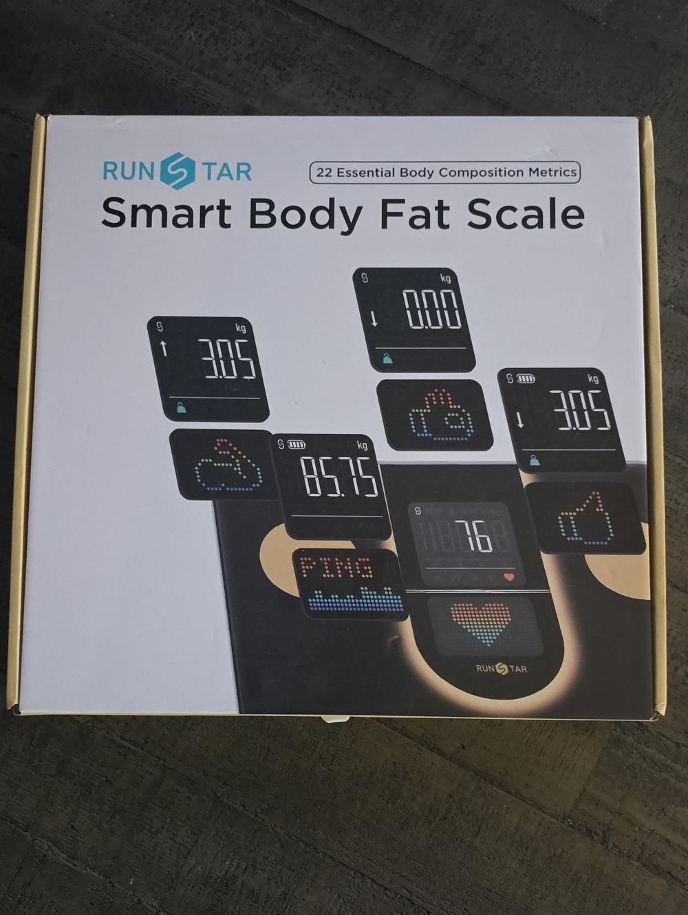 Smart Body Fat Scale - Black